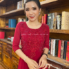ÁO DÀI DẠ HỘI TRUNG NIÊN LUXURY SAPPHIRE DRESS